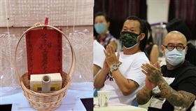 顏正國靈位曝光，過世百日鋼鐵爸找師姐誦經。（圖／翻攝自臉書）