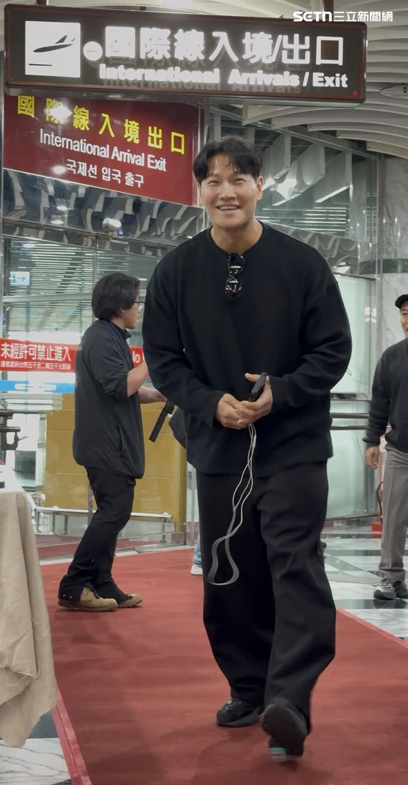 金鐘國出席《生存王》第二季在花蓮開拍的記者會。（圖／記者王培驊攝影）