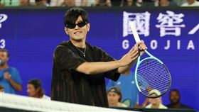 周杰倫參加澳網1分大滿貫。（圖／路透社／達志影像）