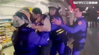 強闖捷運站被妻拉住　他又衝超商被警制伏