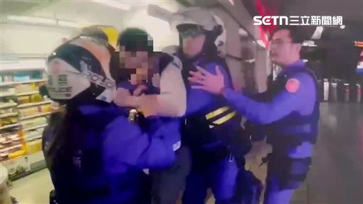 強闖捷運站被妻拉住　他又衝超商被警制伏