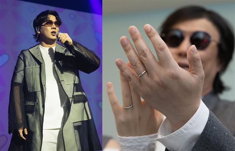 歌手蕭煌奇近日公開結婚喜訊，在社群曬出婚戒照片放閃。（圖／翻攝自IG @rickyhsiaoofficial）