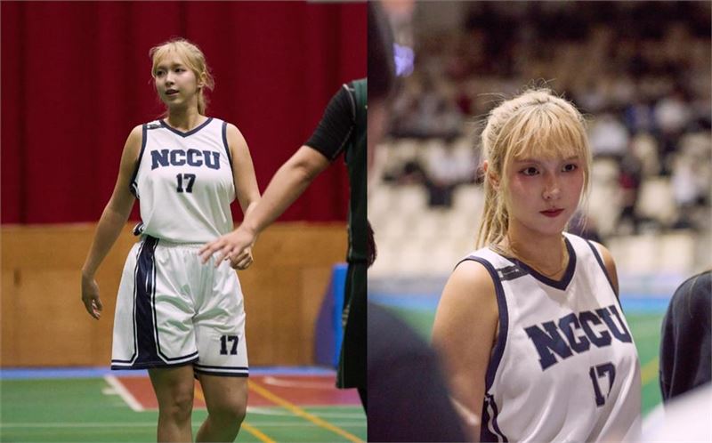 張嘉介不僅外型高挑球場實戰相當不錯。（圖／翻攝自IG @920924jasmine）