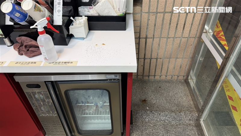 事故現場遺留大量螞蟻屍體。（圖／翻攝畫面）