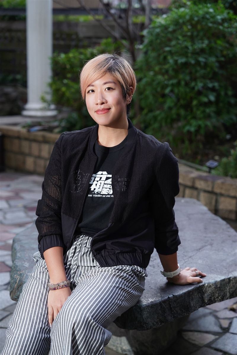 郭彥伶加入硬底子國際傳媒，擔任新節目製作人。（圖／記者趙于瑩攝影）