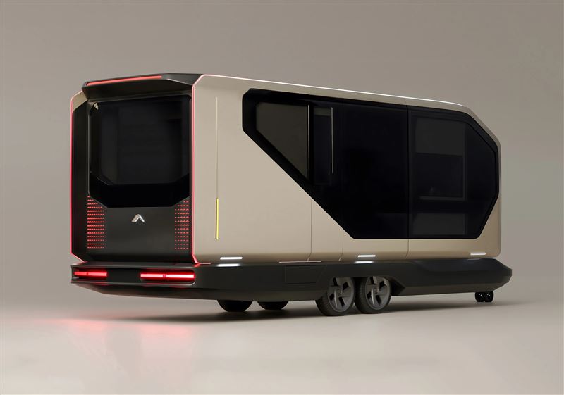 可變形拖掛式露營車AI-THt。(圖/翻攝AC Future網站)