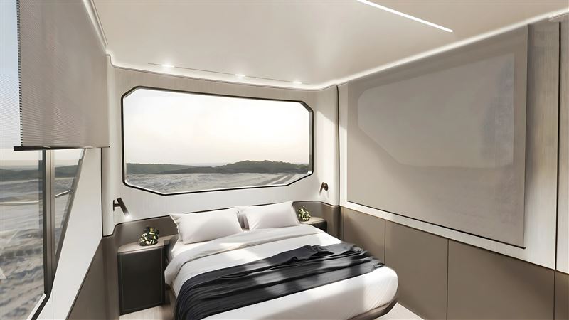 寬敞的主臥。(圖/翻攝AC Future網站)