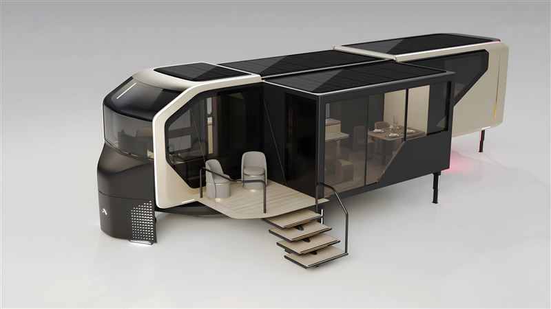 但只要幾分鐘就能展開成38呎的巨型空間。(圖/翻攝AC Future網站)