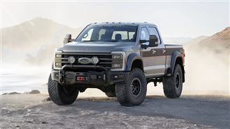 巨型輪胎上身　皮卡變成探險戰車