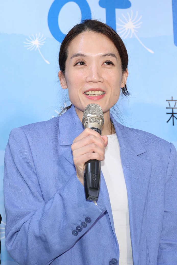 連詠心昨露面。（圖／記者鄭孟晃攝影）