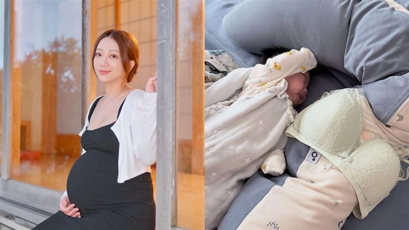 女星胸罩哄寶寶「罩杯比頭大」：愛媽奶香