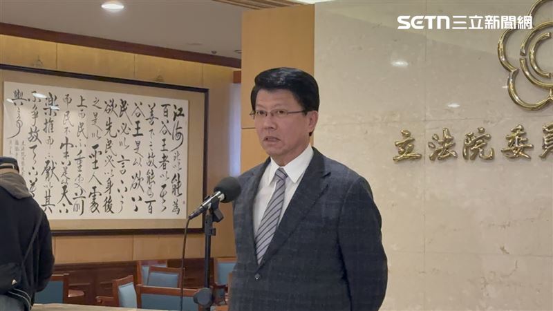 謝龍介回應陳亭妃初選勝利。（圖／記者詹宜庭攝影）