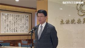 謝龍介回應陳亭妃初選勝利。（圖／記者詹宜庭攝影）