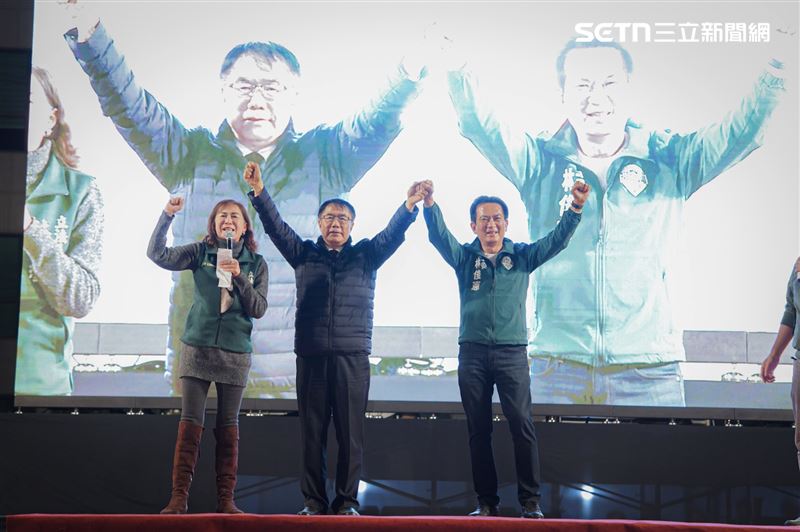 黃偉哲力挺林俊憲，如今初選結果出爐，他表示，結束才是挑戰，民進黨一定要團結。（圖／林俊憲競選團隊提供）