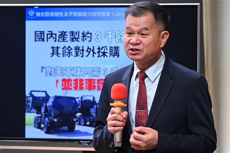 國防部戰略規劃司長黃文啟。（圖／行政院提供）