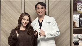 主播張珈瑄、遠見眼科院長張聰麒（圖／眼科院長-張聰麒／遠見眼科提供）