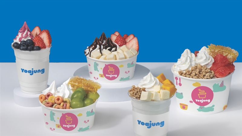 韓國優格冰淇淋品牌Yoajung台灣首店進駐台北小巨蛋。(圖／Yoajung提供）