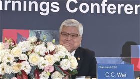 魏哲家看好AI成長在日常生活中真實存在，不懼泡沫疑慮。台積電2025年EPS衝上66.25元新高，並宣佈2026年資本支出加碼至最高560億美元全力發展2奈米。首季毛利率看好挑战65%，明年股利至少23元，續寫超級旺季。（圖／記者廖珪如攝影）