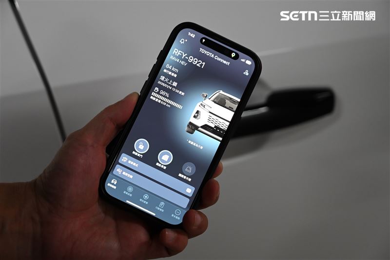 TOYOTA Connect聯網系統。（圖／記者鍾釗榛攝影）