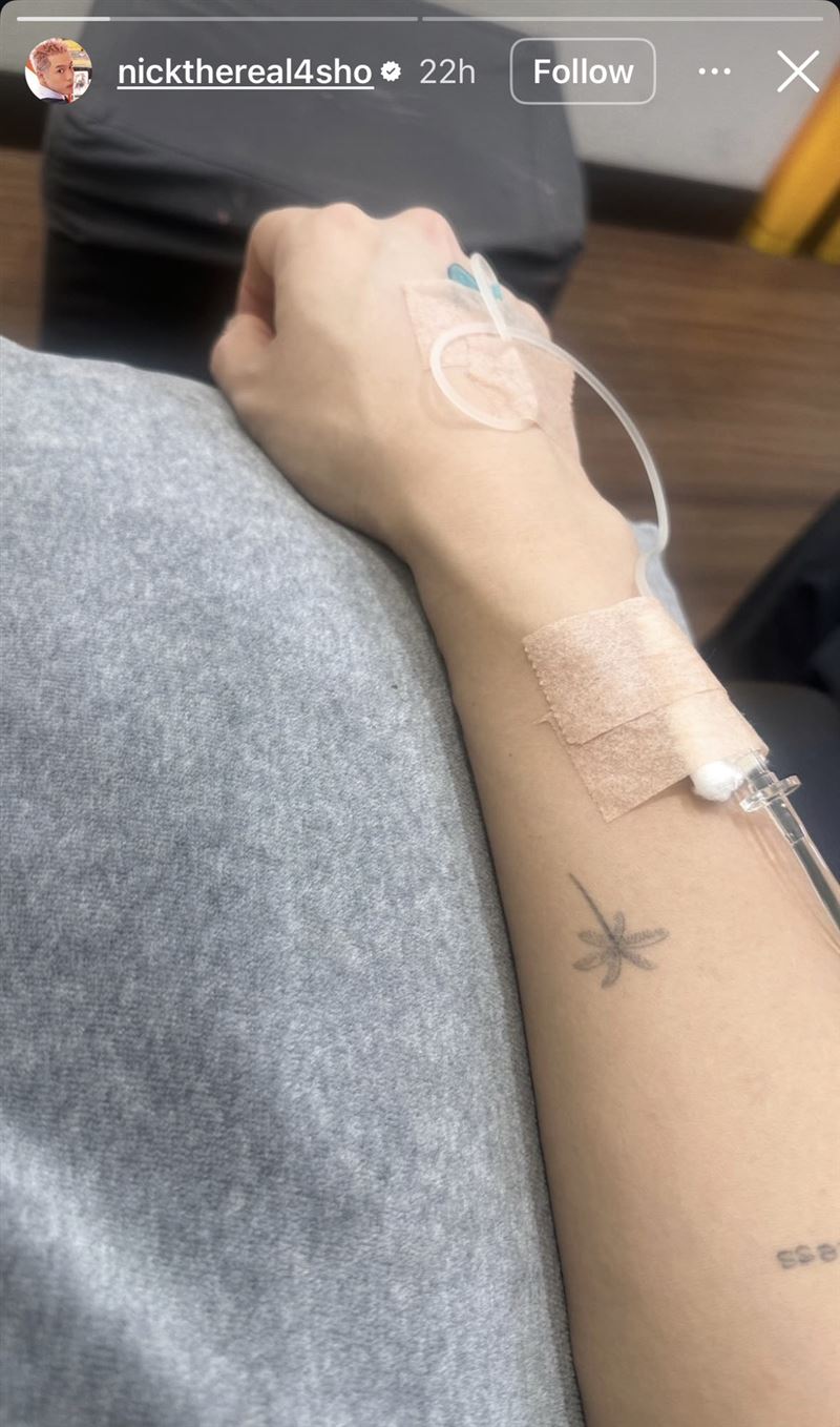 周湯豪身體出狀況，臨時延後成都演唱會日期。（圖／翻攝自IG @nickthereal4sho）