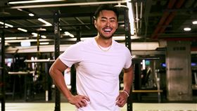 經典賽台灣隊捕手林家正代言lululemon。（圖／好樂整合行銷提供） 