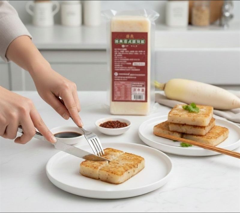 摩素師傳承系列經典港式蘿蔔糕。（圖／品牌業者提供）