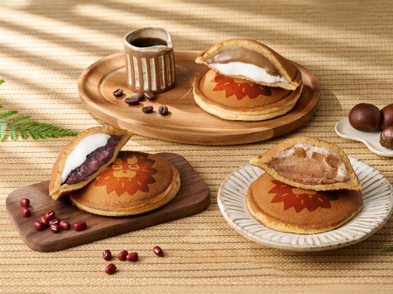 神獸燒有現場煎制和冷凍兩種，共計8種口味，其中台南限定的紅心芭樂口味，果泥的酸甜平衡餅皮甜度，令人難忘。（圖／品牌業者提供）