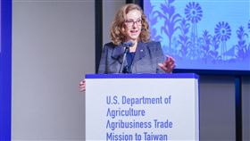 AIT今於臉書po出相關聲明，為代理處長梁凱雯昨天出席「台日商界對話：強化經濟韌性」活動的談話內容。（翻攝自美國在台協會AIT臉書）