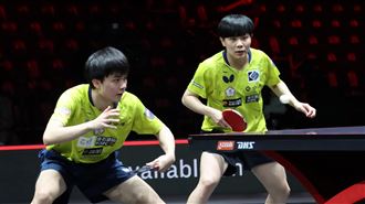 林昀儒鄭怡靜遭逆轉　無緣WTT挑戰賽8強