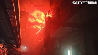 烏日大火狂燒12戶民宅！單親媽困火場慘死