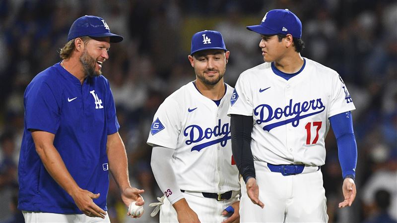 柯蕭（Clayton Kershaw）加入經典賽美國隊，自認對決大谷翔平機率很低。（圖／美聯社／達志影像）