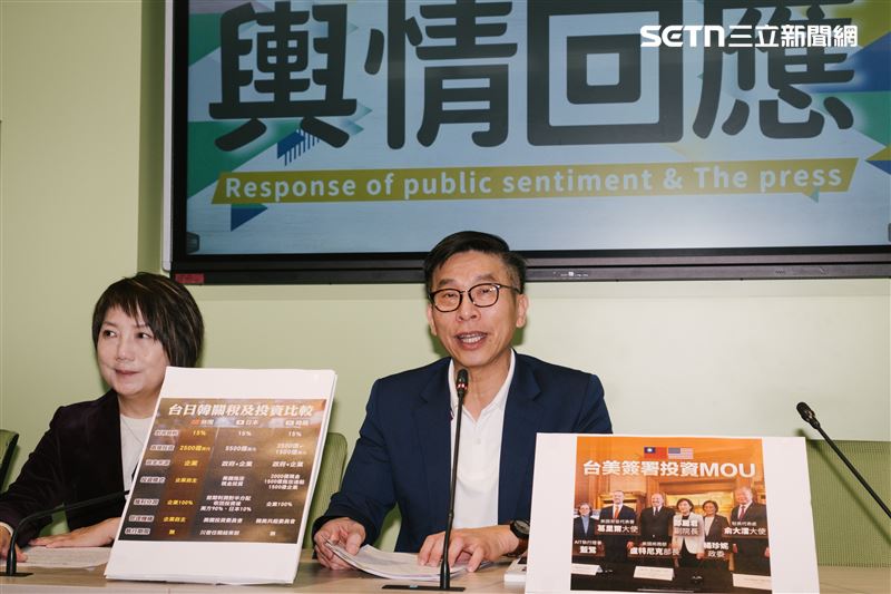 有論者將台積電說成「美積電」，鍾佳濱痛批「非常荒謬、可笑」。（圖／記者楊士誼攝影）