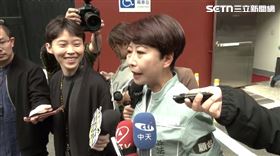 陳亭妃受訪透露跟林俊憲在黨團大會見面談話內容（圖／翻攝畫面）