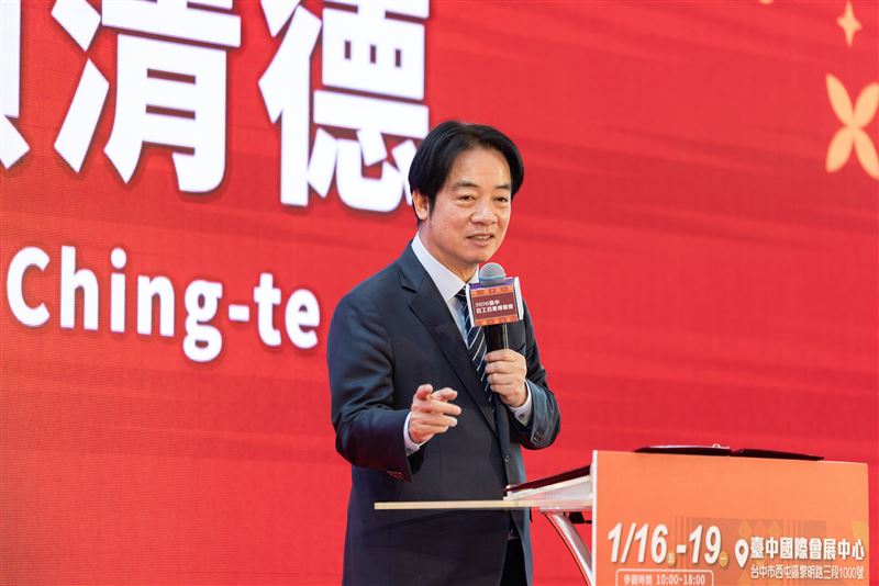 總統賴清德出席「2026台中百工百業博覽會開幕典禮」（圖／總統府提供）