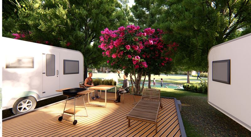 屏東北野公園新建工程動土，規劃77帳露營空間，打造屏北旅遊新亮點！（圖／屏東縣政府提供）