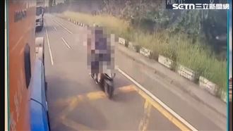 雙載遭輾！尪目睹妻「腦漿外溢」坐地崩潰