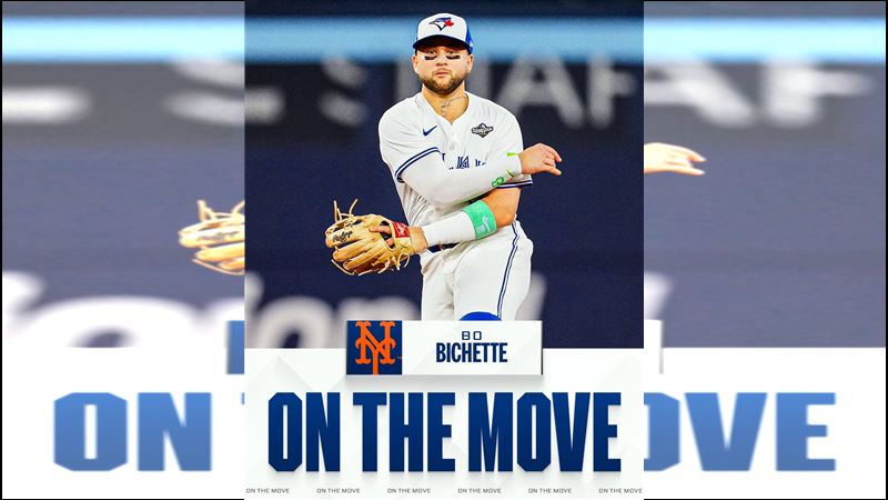 畢謝特（Bo Bichette）轉戰大都會。（圖／翻攝自MLB X）