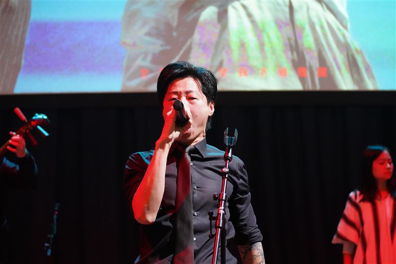 台灣駐芬蘭大使林昶佐登北歐最大旅遊展。（圖／交通部觀光署提供）