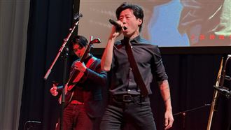 林昶佐登北歐最大旅展舞台　推銷台灣觀光