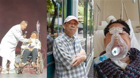 76歲殿堂級香港作詞家、演員黎彼得在演唱會上坐輪椅出場。（圖／翻攝自微博）