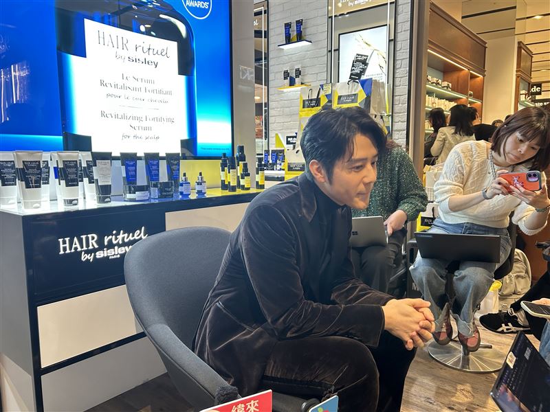 胡宇威出席髮品活動。（圖／記者趙浩雲攝影）