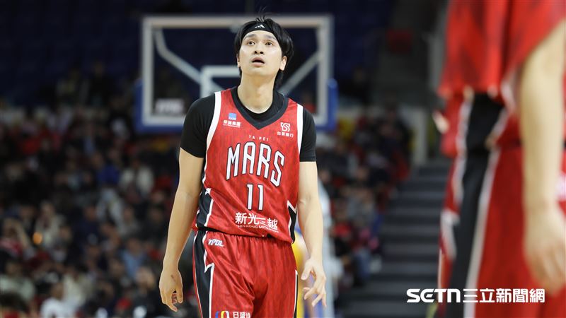 TPBL例行賽，台北戰神前鋒黃聰翰。（圖／記者劉彥池攝影）