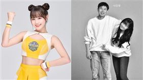 邊荷律在IG限動貼出與父親親暱合照。（圖／翻攝自yuling34 IG）