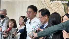 黃國昌出席民眾黨2026共同政策綱領記者會前受訪（圖／記者詹宜庭攝影）