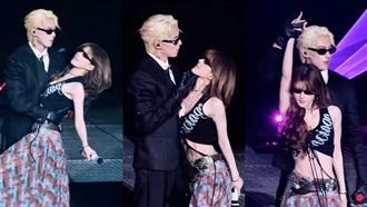 王鶴棣和趙露思在演唱會上合體演出。（圖／翻攝自抖音）