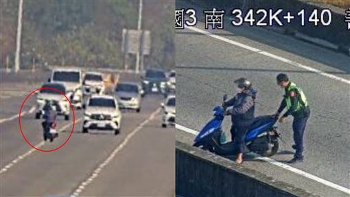 鬼引路？老翁國道逆向「肉包鐵」警斷去路