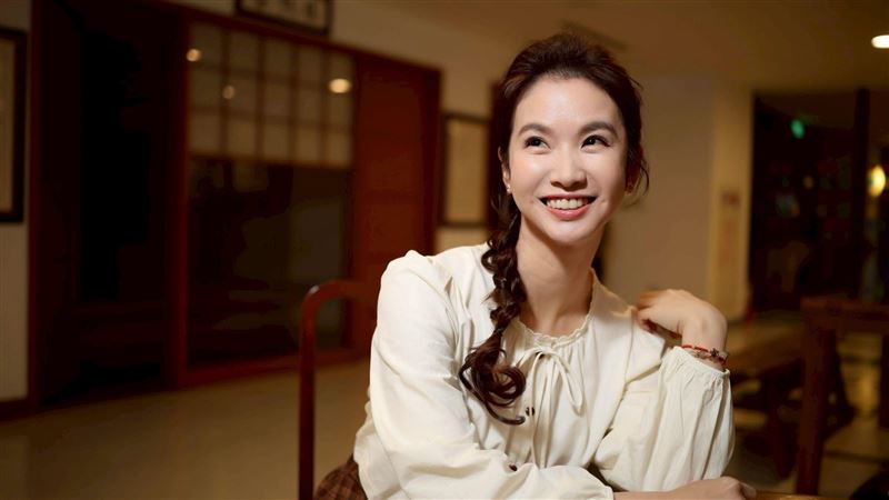 陳小菁接受《三立新聞網》專訪。（圖／記者鄭孟晃攝影）