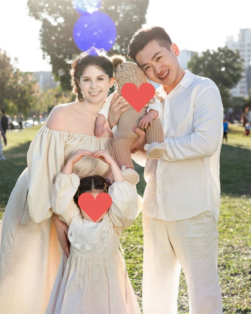 莎白兒子在美國被羞辱。（圖／翻攝自莎白IG）