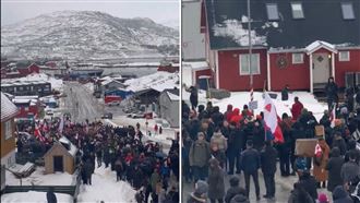 不就是不！格陵蘭罕掀示威：美國佬回家去