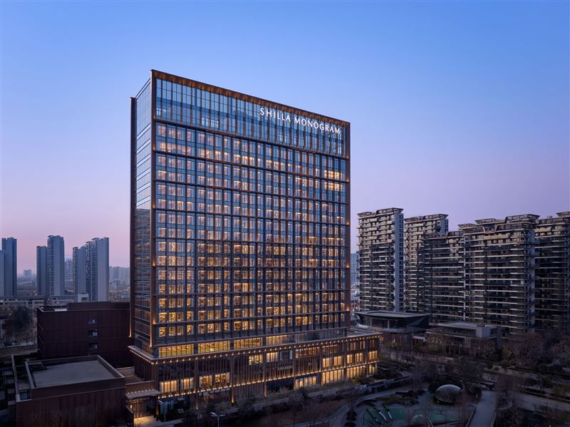 新羅酒店及度假村旗下西安新羅匯紋酒店即將開幕，首次進駐中國，加快全球擴展進程。（圖／飯店旅宿業者提供）